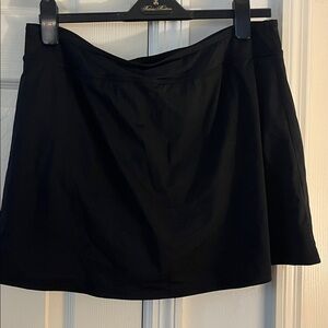 Lands' End black Skirt with brief Tummy Control 14